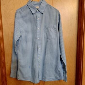 Sonoma Men's Blue Striped Shirt